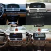 Radio samochodowe Android 13 2Din Stereo Autoradio Odtwarzacz Multimedialny GPS Navi Ekran do BMW 7er E65 E66 2002-2008 4