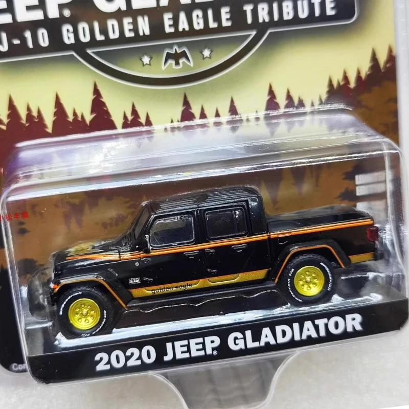 

GreenLight Greenlight 1:64 Jeep Gladiator, вездеходный внедорожный пикап, коллекция игрушек, маленькие подарки, модель, настенный кулон