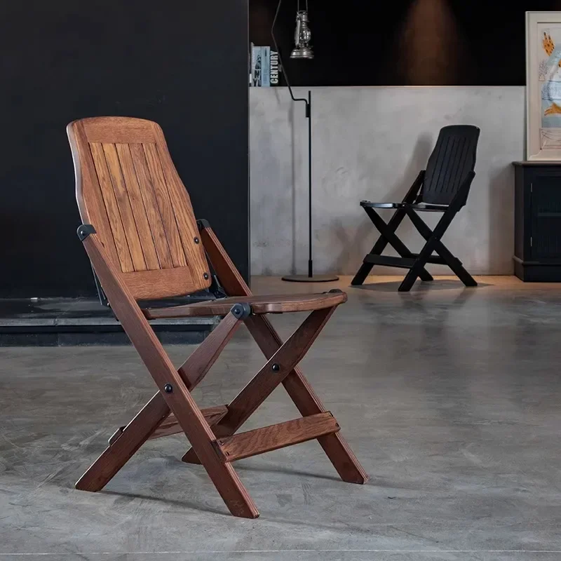 Classic home old folding chairs, coffee shop chairs, homestay courtyard tables and chairs, retro balcony dining tables