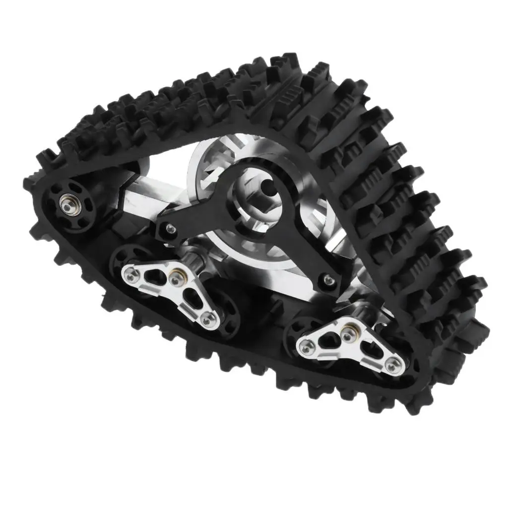 1/10 RC Crawlers Model Track Snow Tire Wheel for Axial SCX10 DIY Parts 1Pc