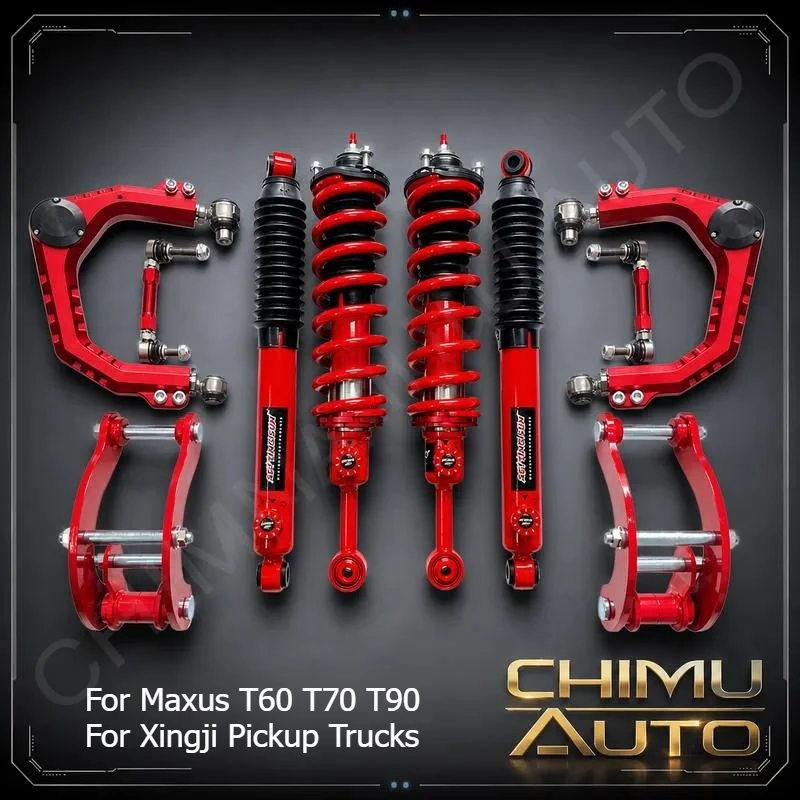 【CHIMU AUTO】Adjustable Coilover Lift Suspension Kit for Maxus T60 T70 T90 and Xingji Pickup Trucks