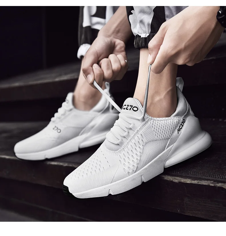 Herren-Paar-Sneaker, neue atmungsaktive Sportschuhe mit Mesh-Obermaterial und Luftpolsterung, Unisex-Freizeit-Laufschuhe für Herren und Damen, Größe 36–47. – Detail 36