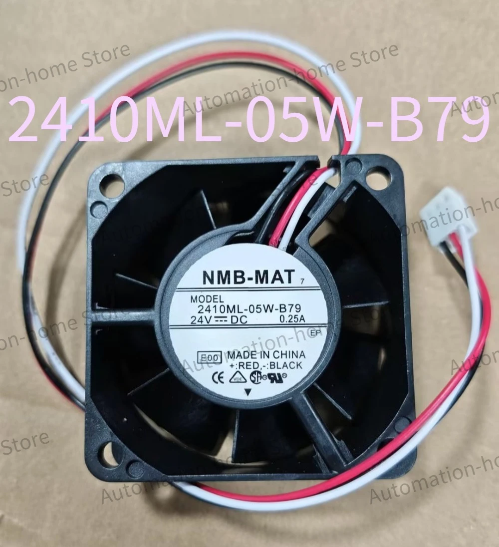 Brand new 2410ML-05W-B79 2410ML 05W B79 24V 0.25A 6025 6CM 3 Wire Double Ball Stop Alarm Fan Fast Delivery