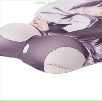 HX6A Mouse Pad for Creative Cartoon Anime 3D Beauty Hips Silicone Wrist Rest Support