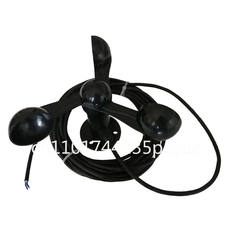 Wind Speed Sensor Wind Force Tester Measurement Three-cup Anemometer Suitable for Microcontrollers