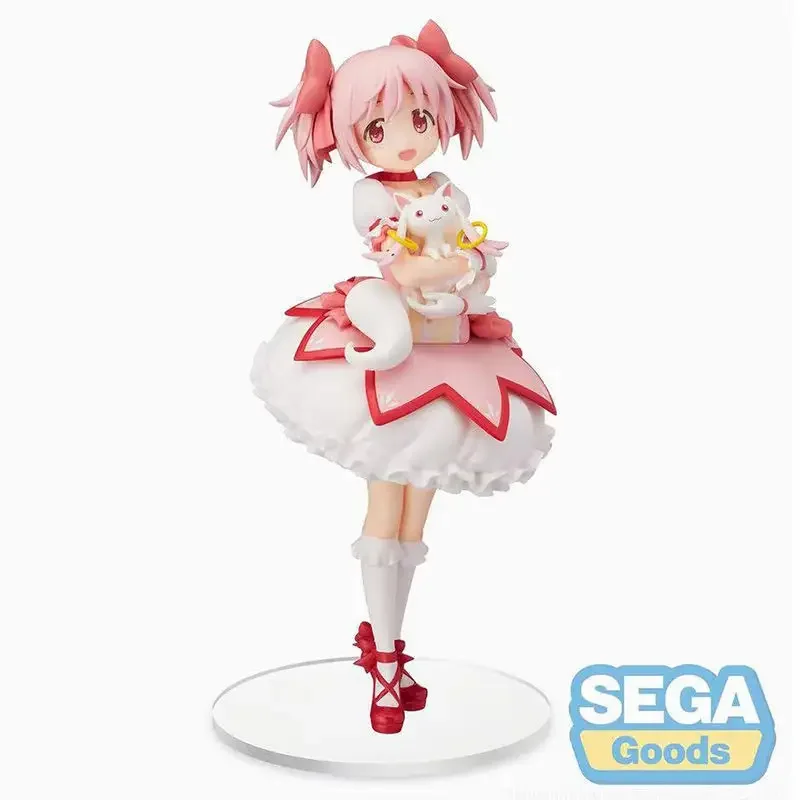 Original Kaname Madoka Miki Sayaka Anime Peripheral Figure Collection Action Figurines Model Statue Dolls Kids Toys Gift Decor