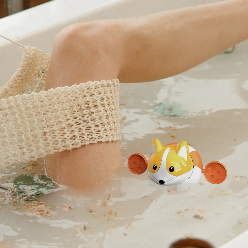 

Игрушка для купания малышей в форме милого корги, легкая, с гладкими краями, безопасная для ванной и бассейна, для веселого купания младенцев и детей