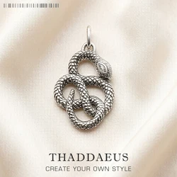 Pendant Snake Brand New Fine Jewelry Europe Accessorie 925 Sterling Silver Soul Gift For Woman