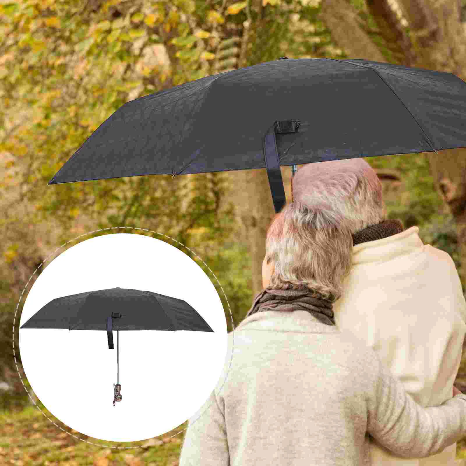 

Umbrella Skull Windproof Portable Anti-UV Retractable for Rain Folding Travel