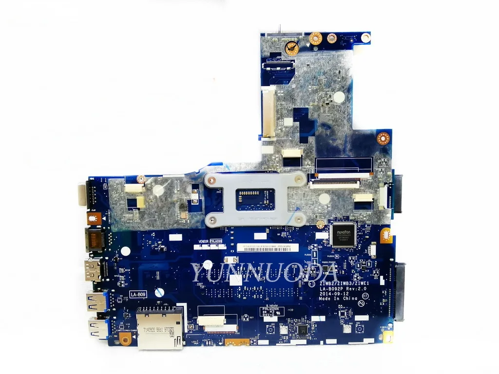 ZIWB2 LA-B092P For lenovo B40-70 B40-80 Laptop motherboard With 2957U 3205U 3558U 3825U I3 I5 I7 CPU UMA 100% Tested