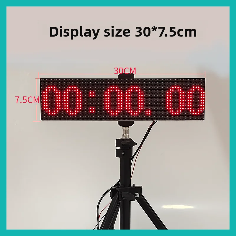 "مؤقت حدث LED سلكي - التحكم في العد/الأسفل مع زر الزناد اليدوي للمسابقات" #3