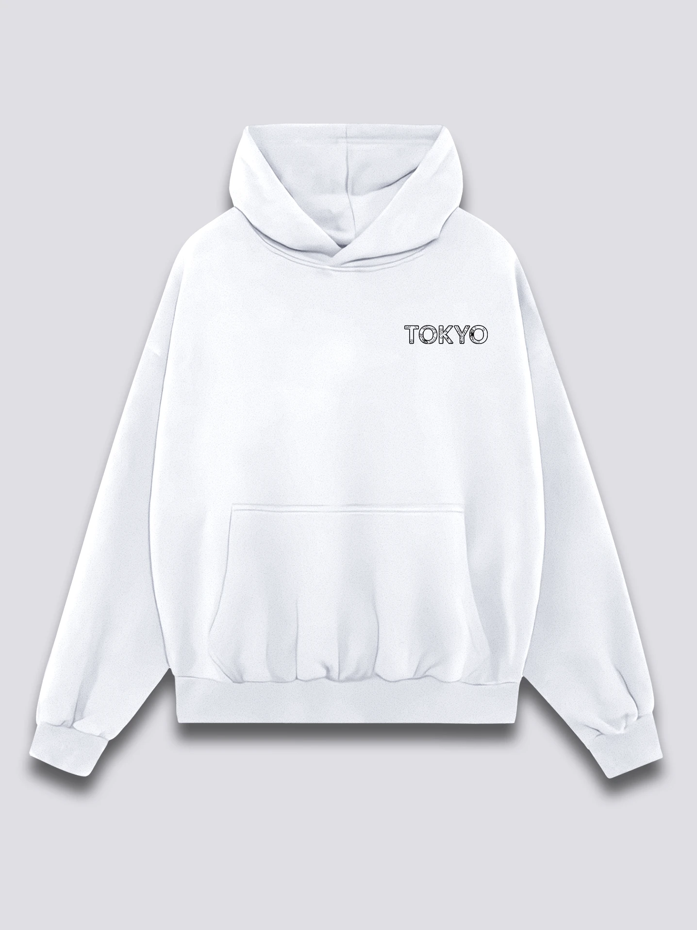 DTG Print Japanese Hoodie Unisex Oversized Pullover Sweatshirt Women Clothing Harajuku Vintage Back Print Streetwear Hooded Tops