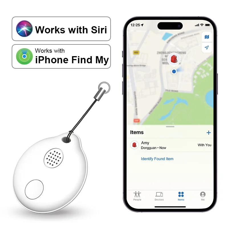 ZLRLMHY para rastreador GPS auriculares equipaje IOS MFi buscador Anti pérdida buscador de seguridad rastreador Apple etiqueta inteligente encontrar mi llave