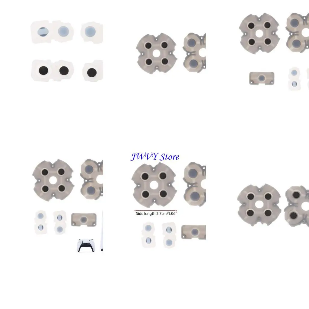 573A 컨트롤러 용 실리콘 전도성 고무는 접착제 버튼 패드 키패드 액세서리