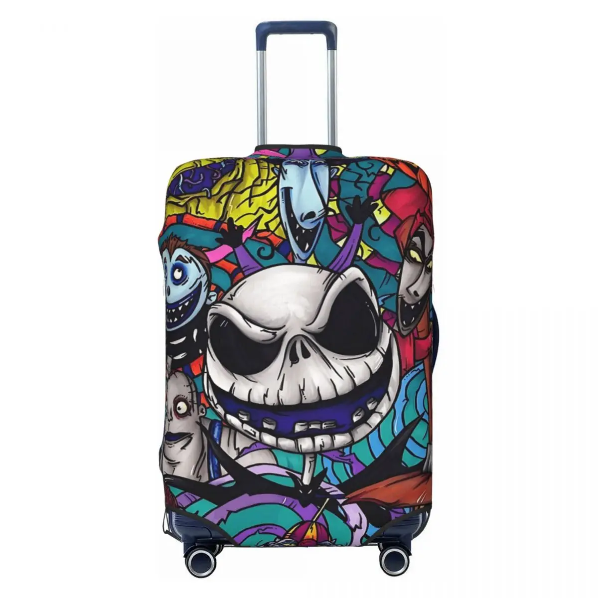 

Чехол для чемодана Custom N-Nightmares C-Christmas Comic, моющийся, фантастический, для путешествий, для чемоданов 18-32 дюймов