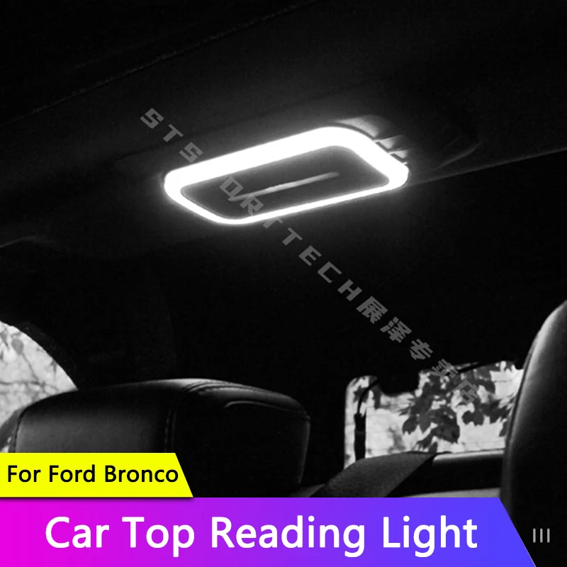 

QHCP Car Roof Reading Light Reading Lamp LED High Brightness Led Beads For Ford Bronco 4-door 2-door 21-23 Interior Accessories