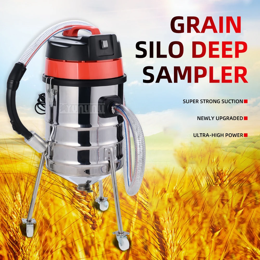 

Электрический пробоотборник зерна LDQY-1800W из нержавеющей стали с 6-метровой трубкой 28 мм и 2-метровым гибким шлангом для сбора проб