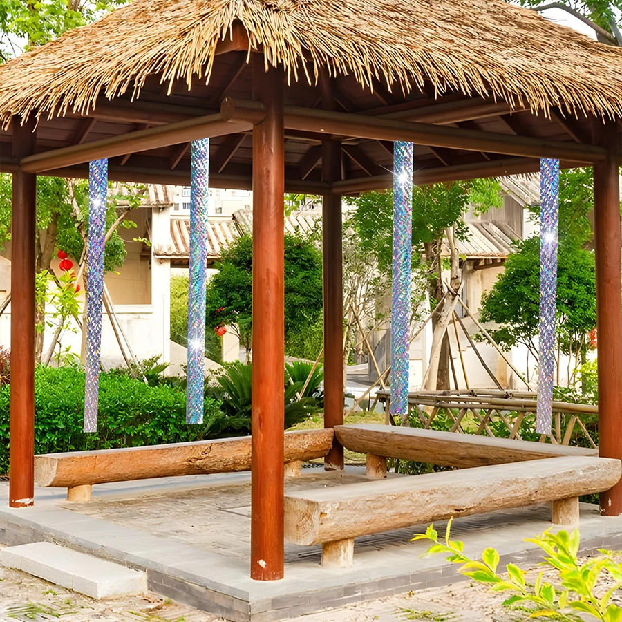 الطيور مبيد الحشرات واسعة تخويف الشريط الحمام بعيدا يرمس الطيور الحيوان طارد في الهواء الطلق حديقة في الشرفة الأدوات استبعاد مكافحة الطيور #6