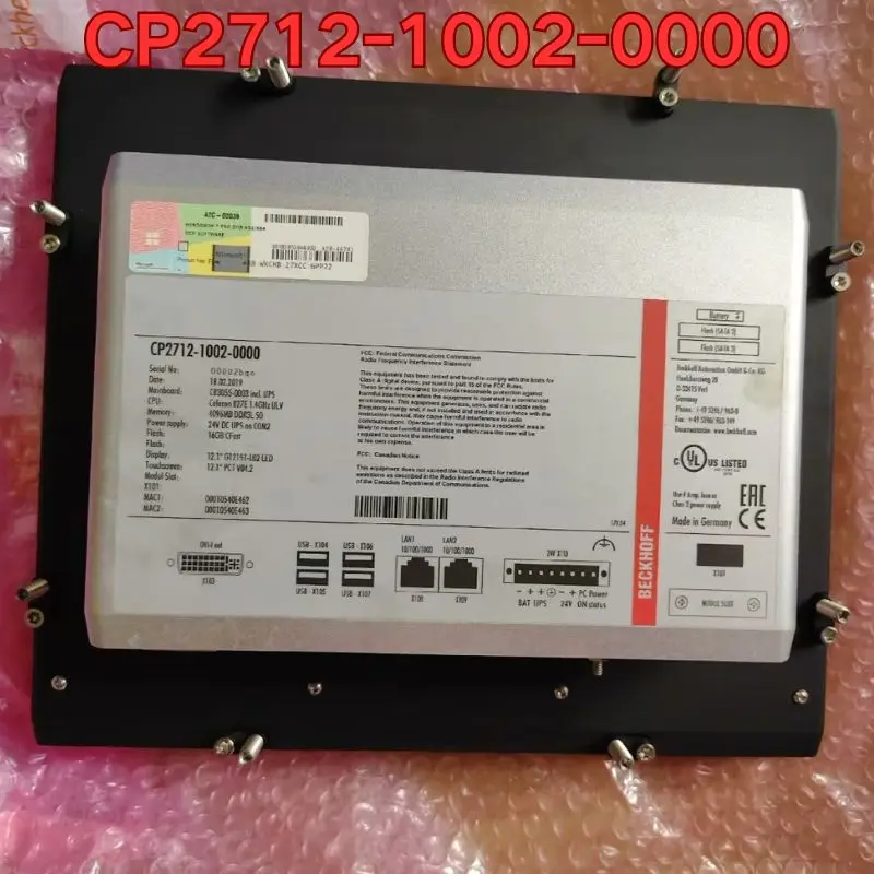 

Бывший в употреблении тест функции сенсорного экрана CP2712-1002-0000 обычно. Новейшие цены на 2026 год.