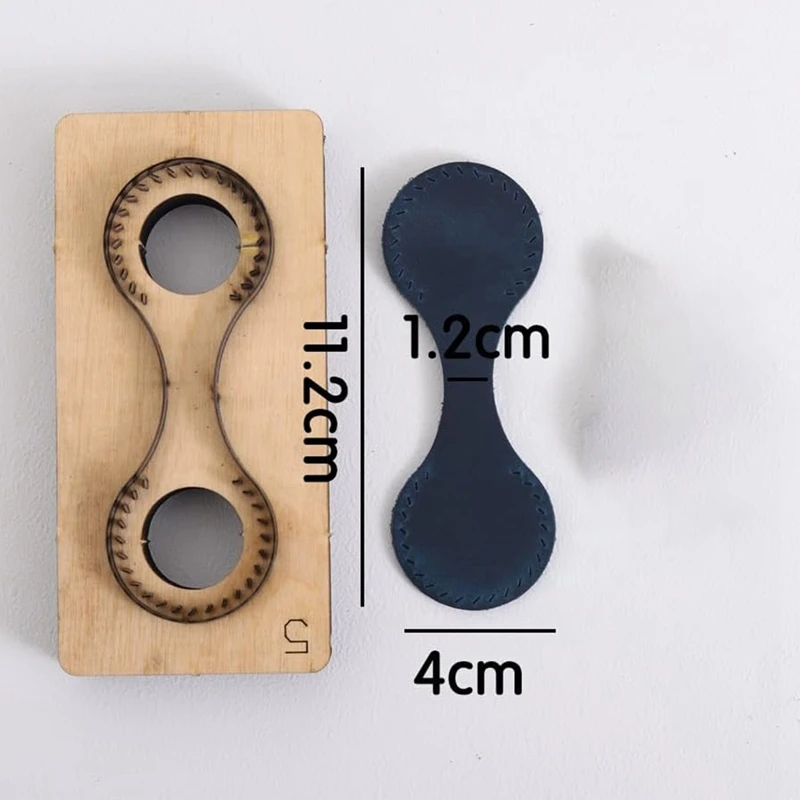 พวงกุญแจหนังตัดตายแม่พิมพ์ตัดหนังสำหรับการทำงานฝีมือเครื่องหนัง DIY