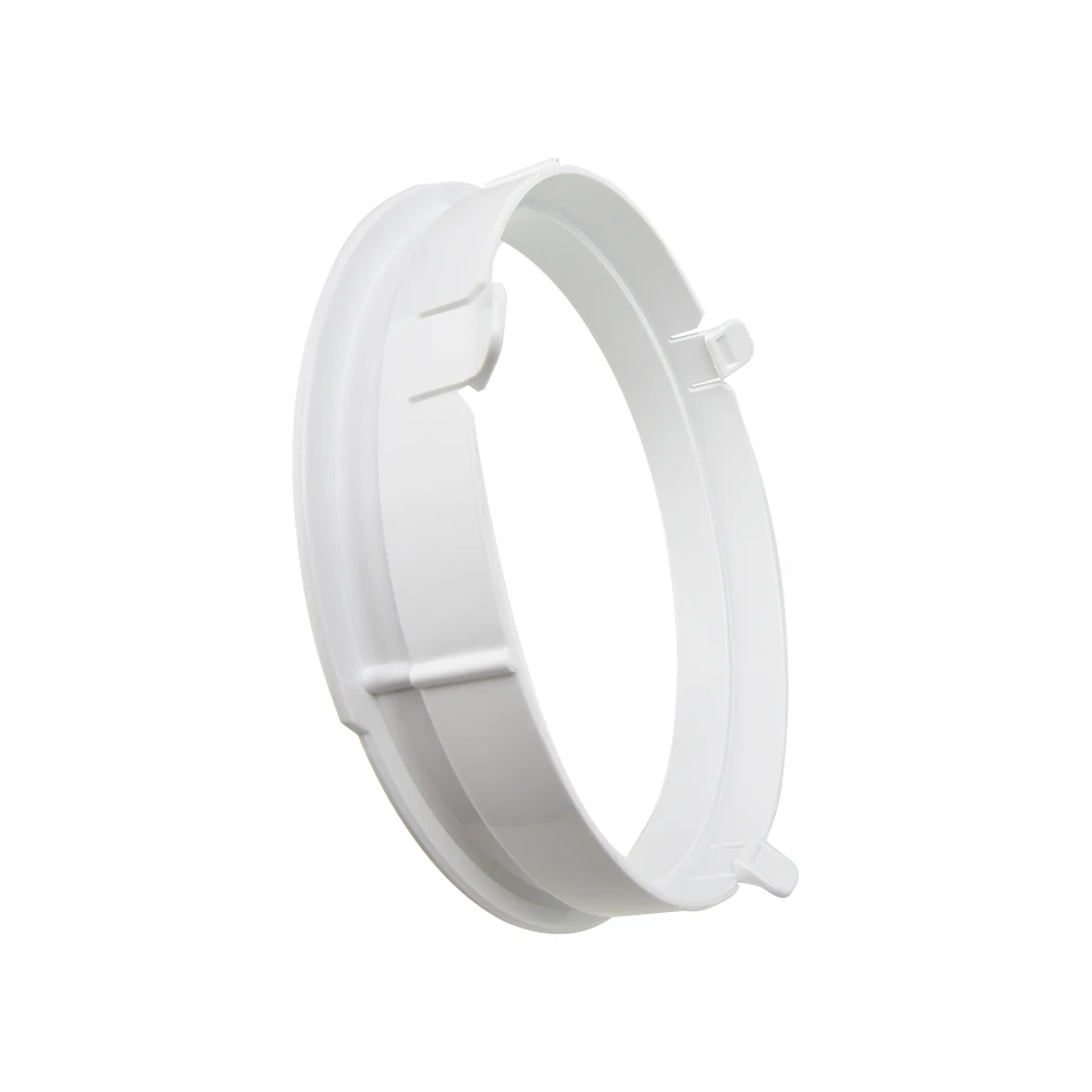 Exhaust Duct Interface Connector for Portable Air Conditioners Supporting Casement Kit and Wall Embedding Use Cases