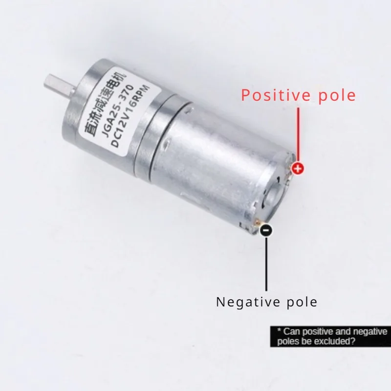 JGA25-370 Geared motor DC motor 6V 12V 24V electric gear motor high torque 12/16/27/35/58/77/128/169/282/625/1364rpm