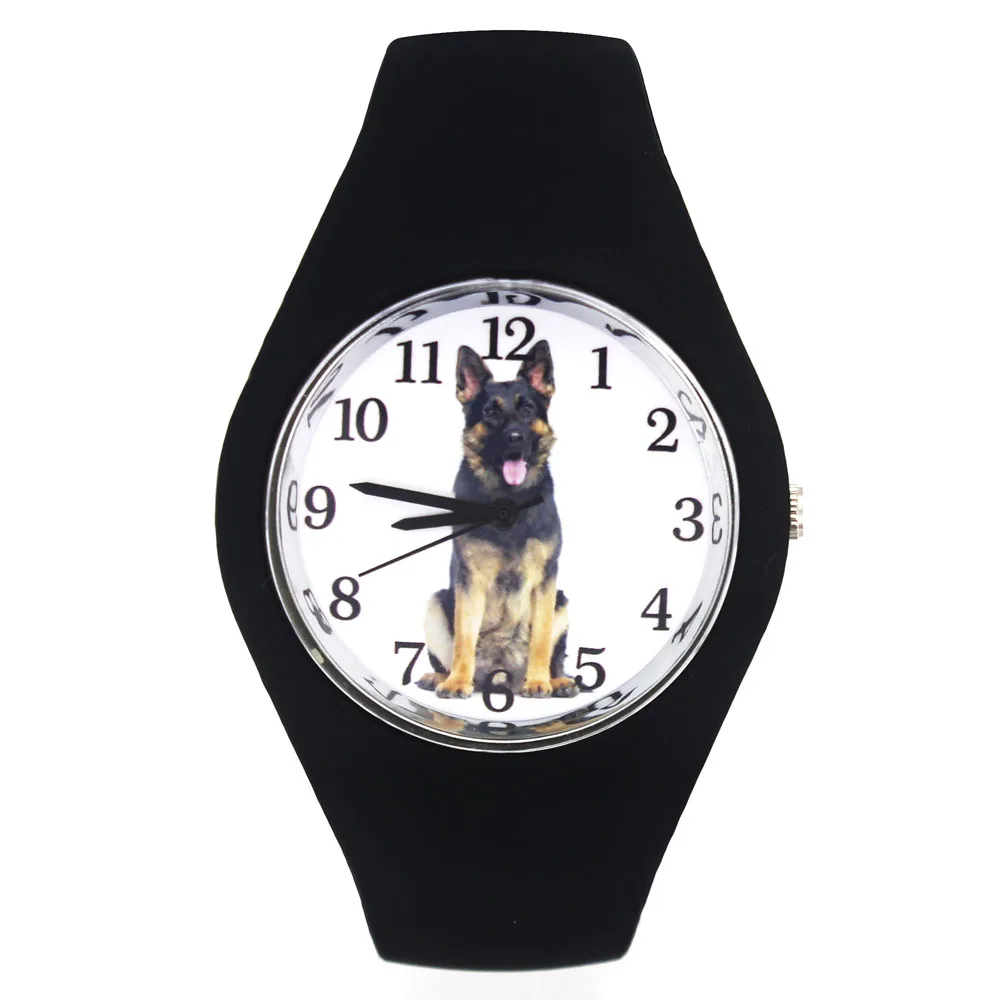 Jesus Christus Kreuz Brasilien Kruzifix Ostern Tag Geschenk Frauen Männer Mode Silikon Band Sport Quarz Armbanduhr