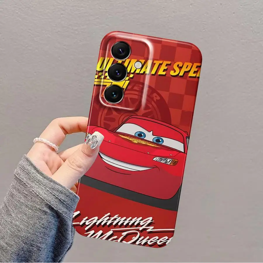 حافظة لهاتف سامسونج جالاكسي S21 S24 + S22 S23 FE S25 + S24 Plus S25 Ultra Note 20 S20 غطاء هاتف صلب Lightning McQueen #4