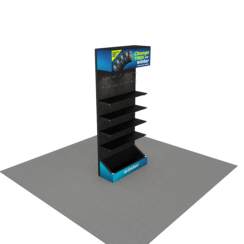 

Portable Aluminum Peg Board Shelf Panel Modular Stand Tradeshow Booth Display
