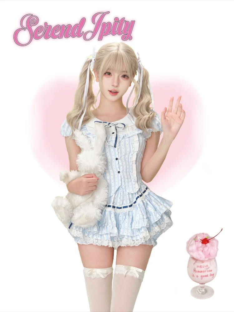 Japonês lolita ternos feminino vintage americano japonês kawaii 2 peça vestido define francês elegante retro roupas até mesmo roupas de festa