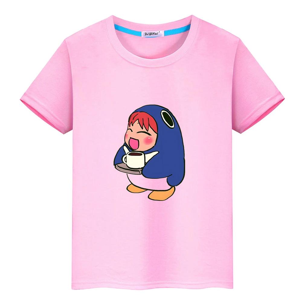 

Azumanga Daioh Chiyo Mihama T-shirt 100% Cotton Boys and Girls Children Tee-shirt Kawaii Cartoon Graphic Print Tshirts Cute Soft