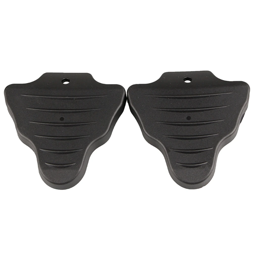 

1 Pair Durable Rubber Bicycle Pedal Cleat Cover Anti-Slip Shoe Protector For Road Cycling Self-Locking Pedals Black