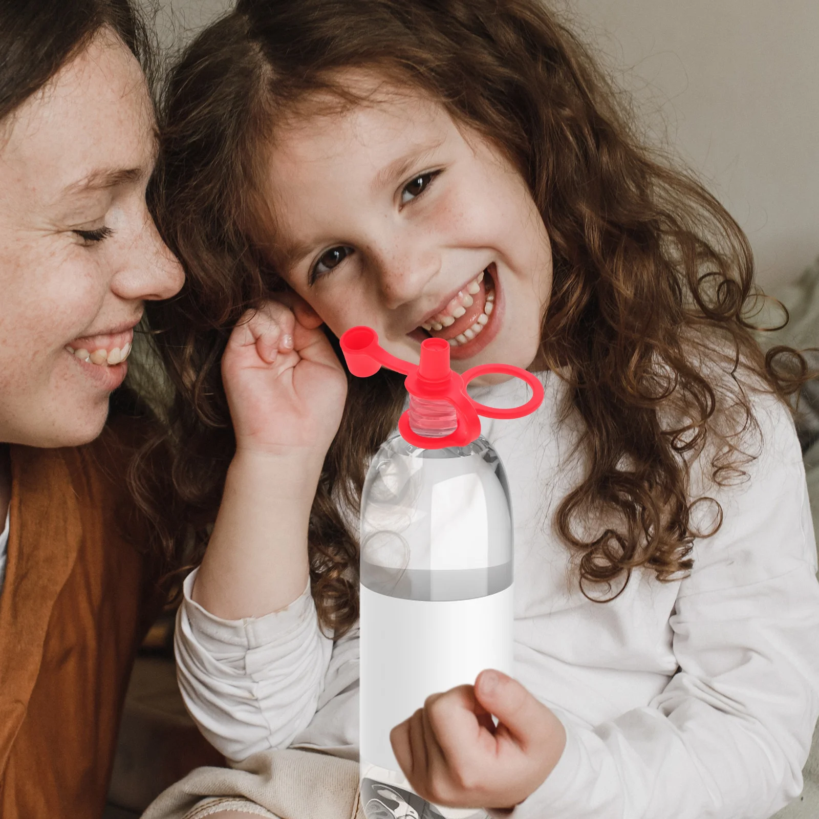 

5 шт., силиконовый адаптер для носика бутылки с водой, топпер с крышкой против пролива, детские принадлежности, носик для заливки, крышки для бутылок с молоком