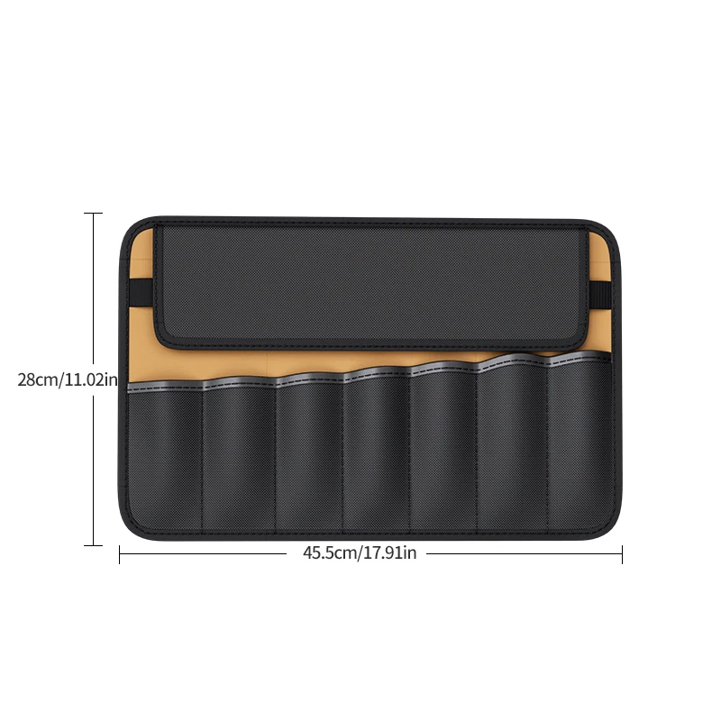 Borse per attrezzi Oxford Storage Kit di attrezzi portatile Bobina pieghevole Rolling Elettricisti Organizzatore Borse multiuso per kit di attrezzi di riparazione auto