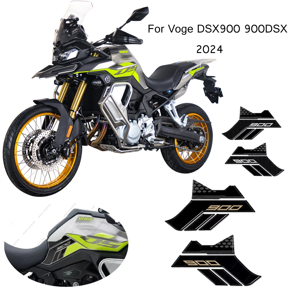 

For Voge 900DSX 900dsx DS900X DSX900 900 DSX 2024 Motorcycle Side Fuel Tank Sticker 3D Epoxy Resin Waterproof Decorative Sticker