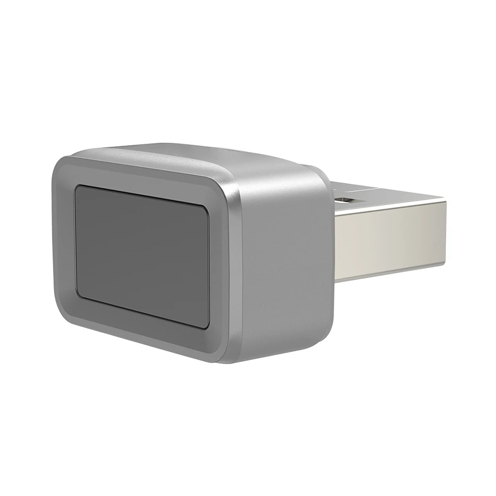 

USB Fingerprint Key Reader FIDO U2F Biometric Mini Security Key Dongle Windows Hello Anti-Spoofing 360° Touch for PC Or Laptop