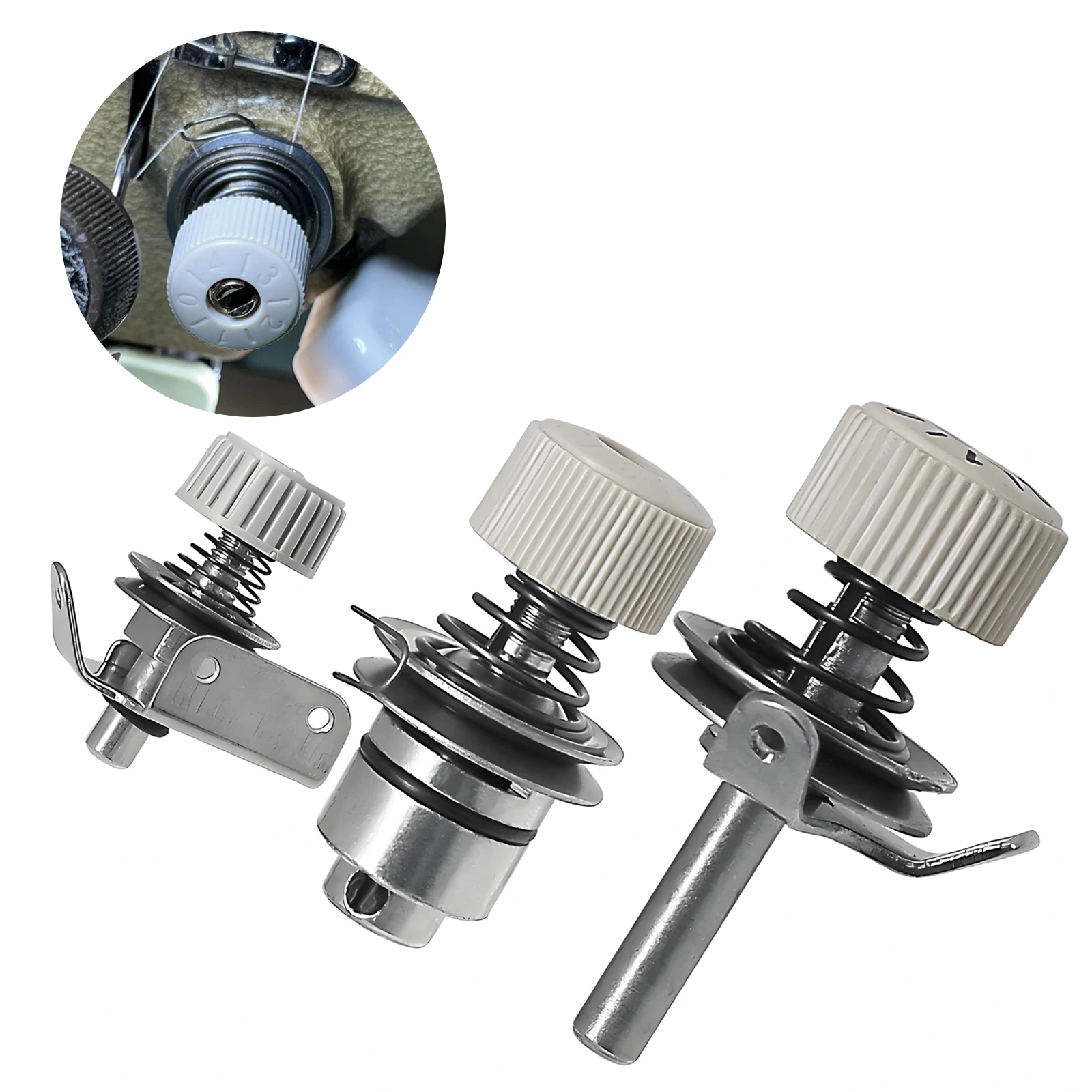 3Pcs Thread Tension Assembly Fit for GC6-1 6-5 Industrial Sewing Machine Thread Tension Regulator Assembly Accessories