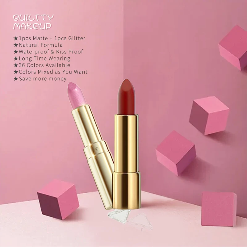 Luxury Makeup Lip Stick Female Long Lasting Matte Lipstick Set