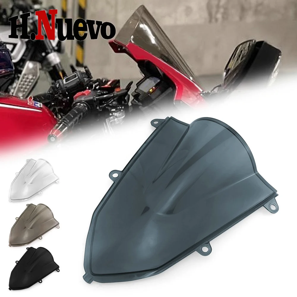 

Motorcycle Windscreen Screen Double Bubble Windshield For Honda CBR400R CBR500R 2019-2023 2024 2025 Accessories