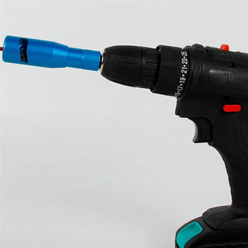 

N08R Wire Stripper Aluminum Alloy Electric Electrician Power Rotary Tools Rotate Out Along Electric Drill Durable Easy To Use Bl
