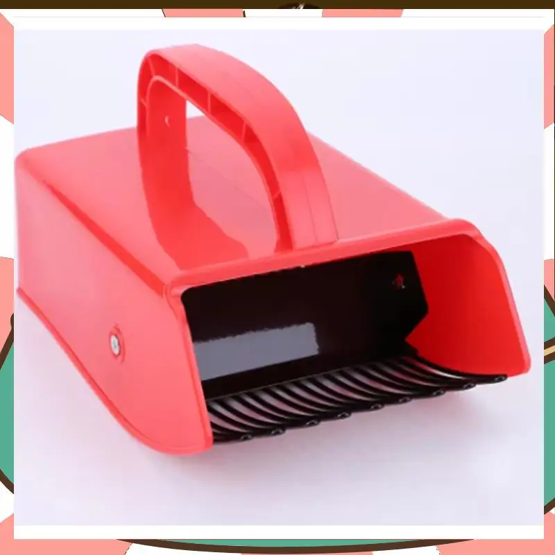 Rastrillo para recoger bayas con peine de metal, cuchara recolectora de plástico con mango ergonómico, recogedor de bayas-[A59T]