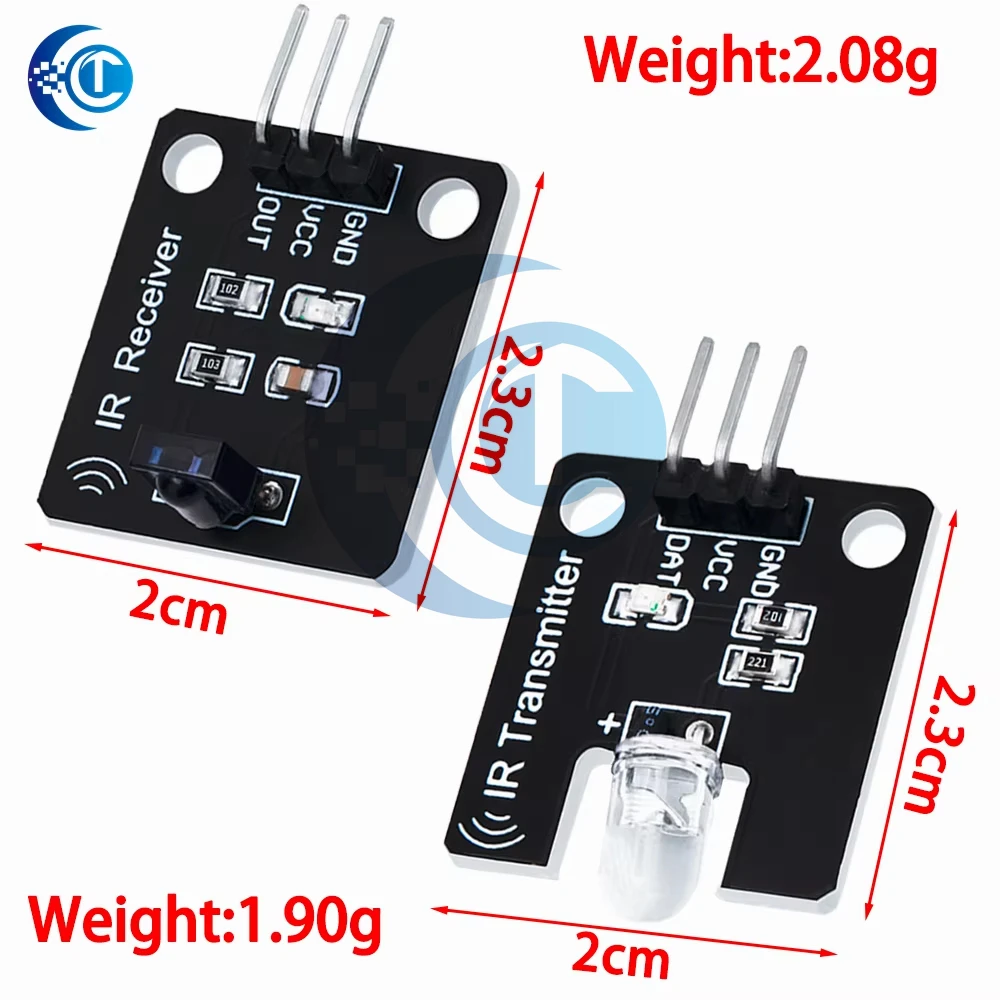 1Set IR Infrared Transmitter Module Ir Digital 38khz Infrared Receiver Sensor Module With Remote Control For Arduino