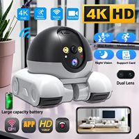 6MP 4K IP Camera 5G WiFi Dual Lens Smart Home Auto Tracking CCTV Camera Wireless Surveillance Camera Security Baby Monitor