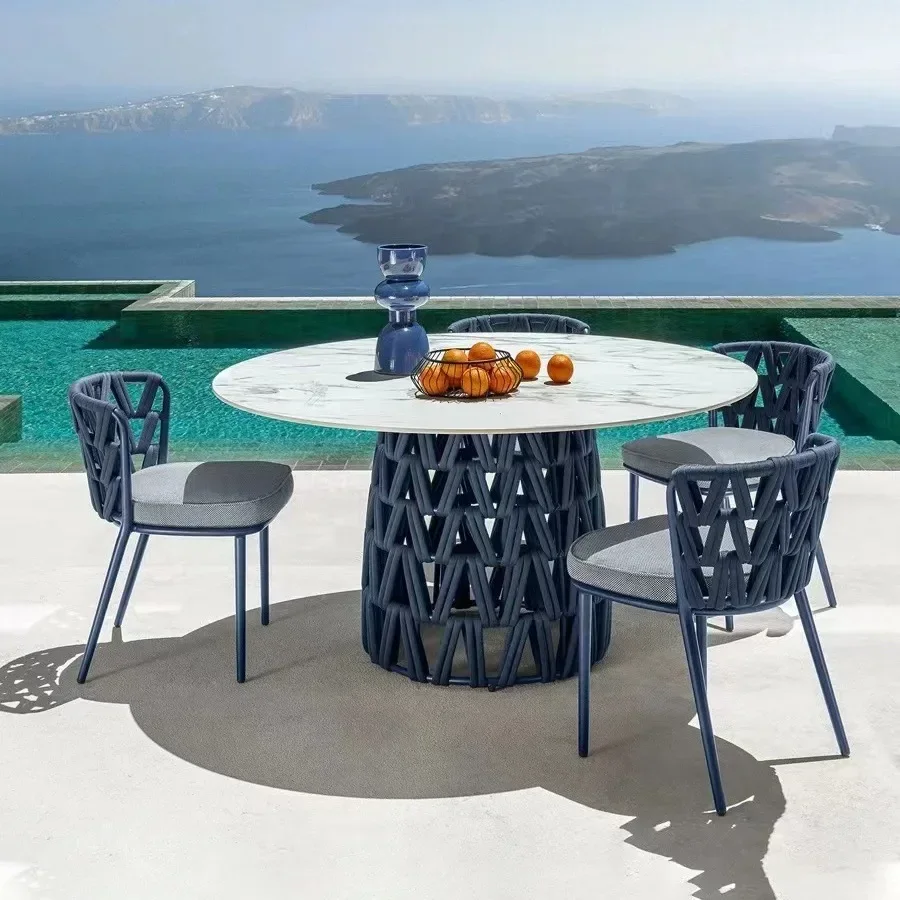 Balcony Restaurant Table Coffee Outdoor Study Luxury Gaming Garden Furniture Sets Lounge Poker Designer Mesa Home Furniture