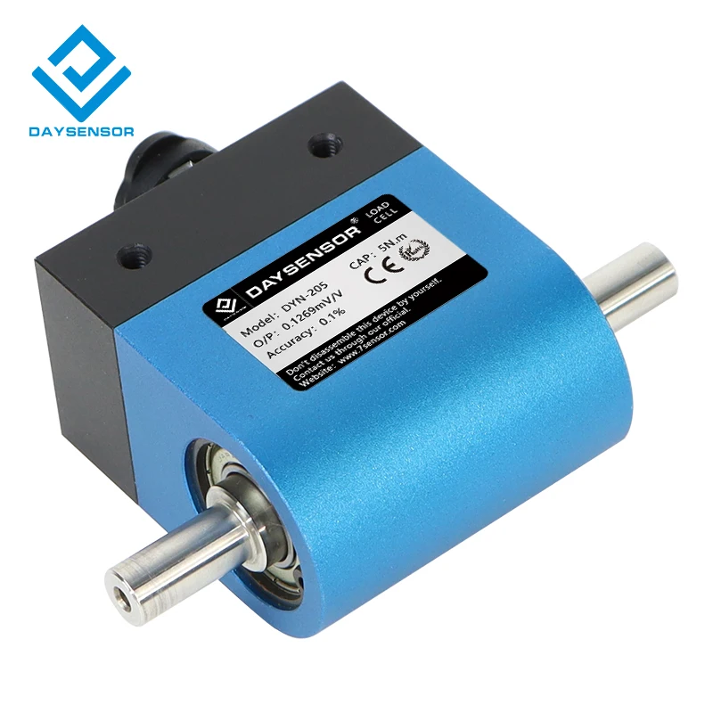 5N.m Rotary Sensor High Precision Rotating Dynamic Torque with Slip Ring for Small SIze Automatic Motor Gear Box