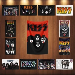 3x5ft K-Kiss Heavy Rock Band Flag Polyester Printed Home or Bedroom Decoration Banner