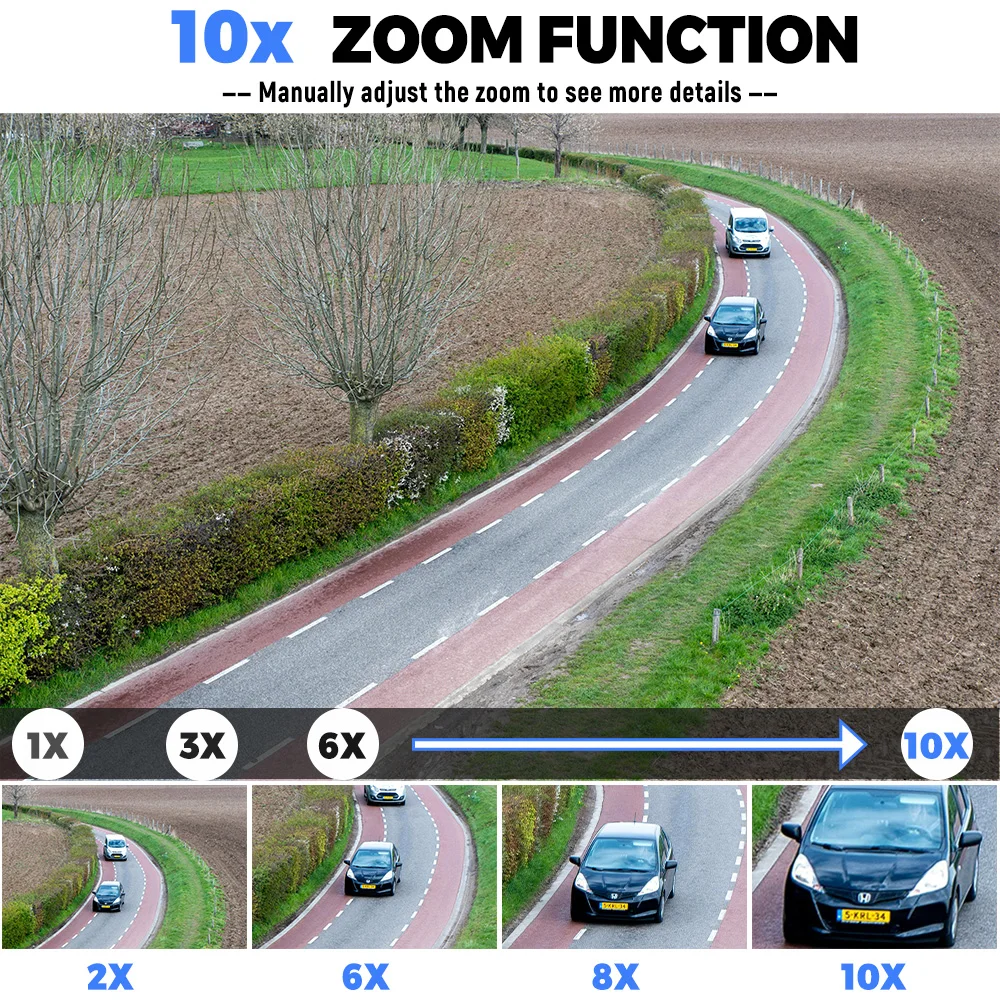 Cámara IP 4K POE IMX415 CMOS 3,6-10mm 5-50mm 8MP lente Varifocal caja de Metal soporte RTSP Onvif H.265 protección de seguridad cámara web HD