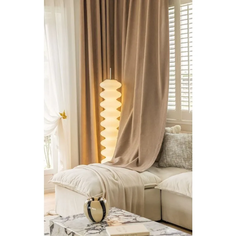 Modern and Simple New Style Dirty Pink Herringbone Chenille Thickened Blackout Curtains Living Room Bedroom Balcony Curtains