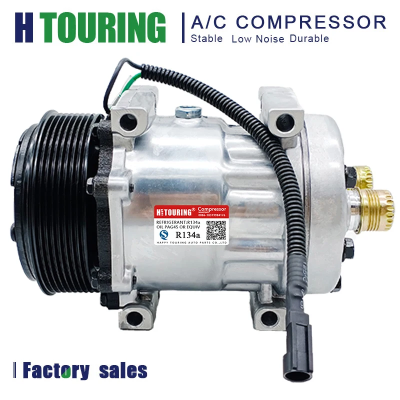 

SD7H15 7H15 ac compressor 24V for Iveco EuroCargo/ Eurostar JCB tractor truck 4894306 504185596 550197 8500795