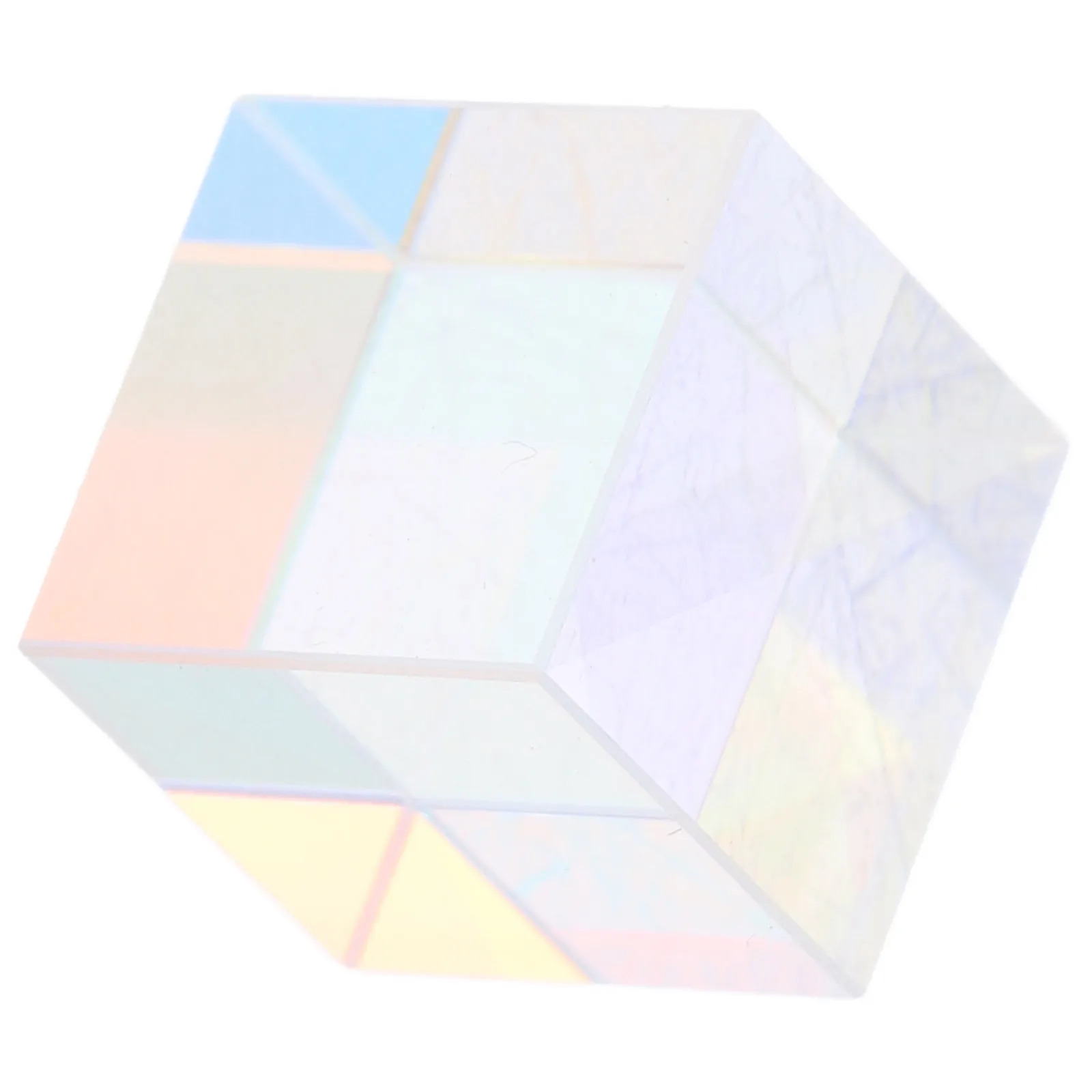 

Prism Cube for Physics Experiments High Optical Prism for Light Dispersion Analysis and Office Art Decor